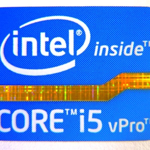 Intel Core i5 vPro Inside Sticker 18 x 24.5mm [319]