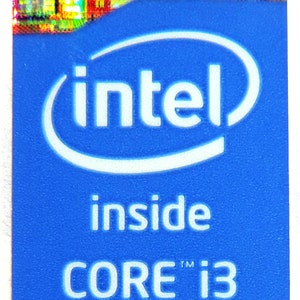 Intel Core i3 Inside Sticker 16 x 21mm [769]