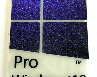 10 Adesivi Logo Colore Laser Per Finestra, 17x23mm, Decalcomanie Auto O Vetro