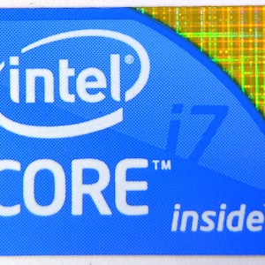 Intel Core i7 Inside Sticker 15.5 x 21mm [249]
