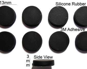 VATH Self Adhesive Silicone Rubber Feet  13mm(L) x 13mm(W) x 3mm(H) 8pcs  [RB237]