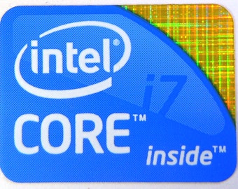 Intel Core i7 Inside Sticker 18 x 24.5mm [168]