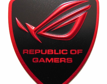 Original Republik der Gamer Metall Badge 27 x 30 mm [832]