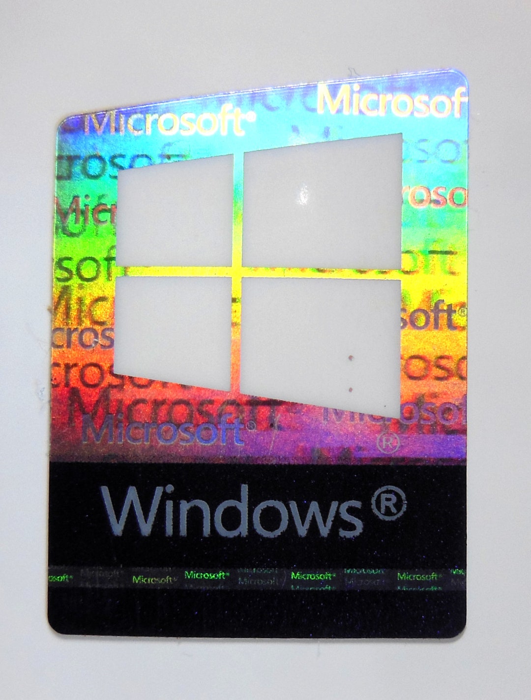 Windows Hologram Sticker 17 X 23mm / 11/16