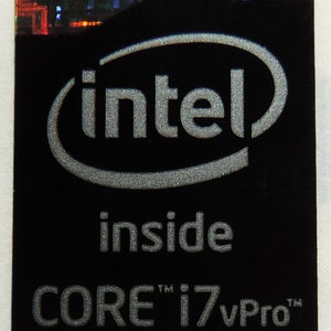 Intel Core i7 vPro Inside Sticker 16 x 21mm 5/8&quot; x 7/8&quot; [768]