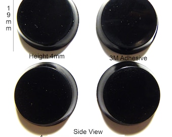 VATH Selbstklebende Silikon Gummi Füße 19mm(L) x 4mm(H) 4Stk [RB114]