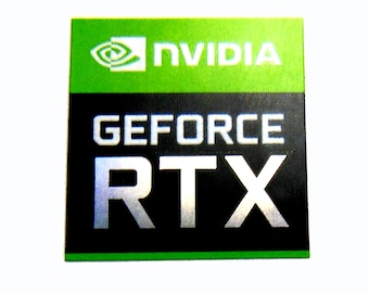 Nvidia Geforce RTX Sticker 18 x 18 mm [1057]