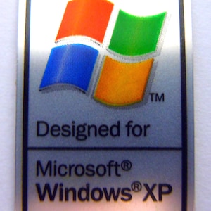 Designed for Windows XP Sticker 15 x 22mm [3]