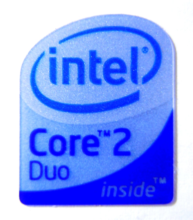 Intel Core 2 Duo Inside Sticker 16 x 20mm 56 image 1