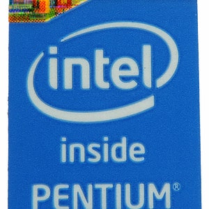 Intel Pentium Inside Aufkleber 16 x 21 mm [767]