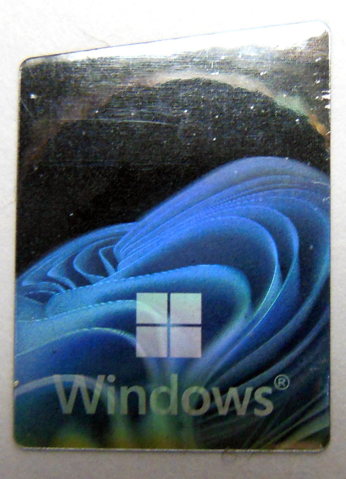 Windows Holygram Windows 11 Hologram 2021 Version Sticker 17 X 23mm / 11/16