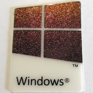Windows Sticker / Badge / Emblem 17 x 23mm [908]