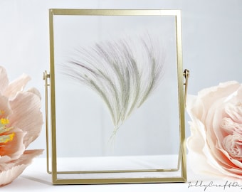 Pressed flower frame, herbarium botanical frame, Pressed flower Frame, Natural gif, Birthday gift, home decor