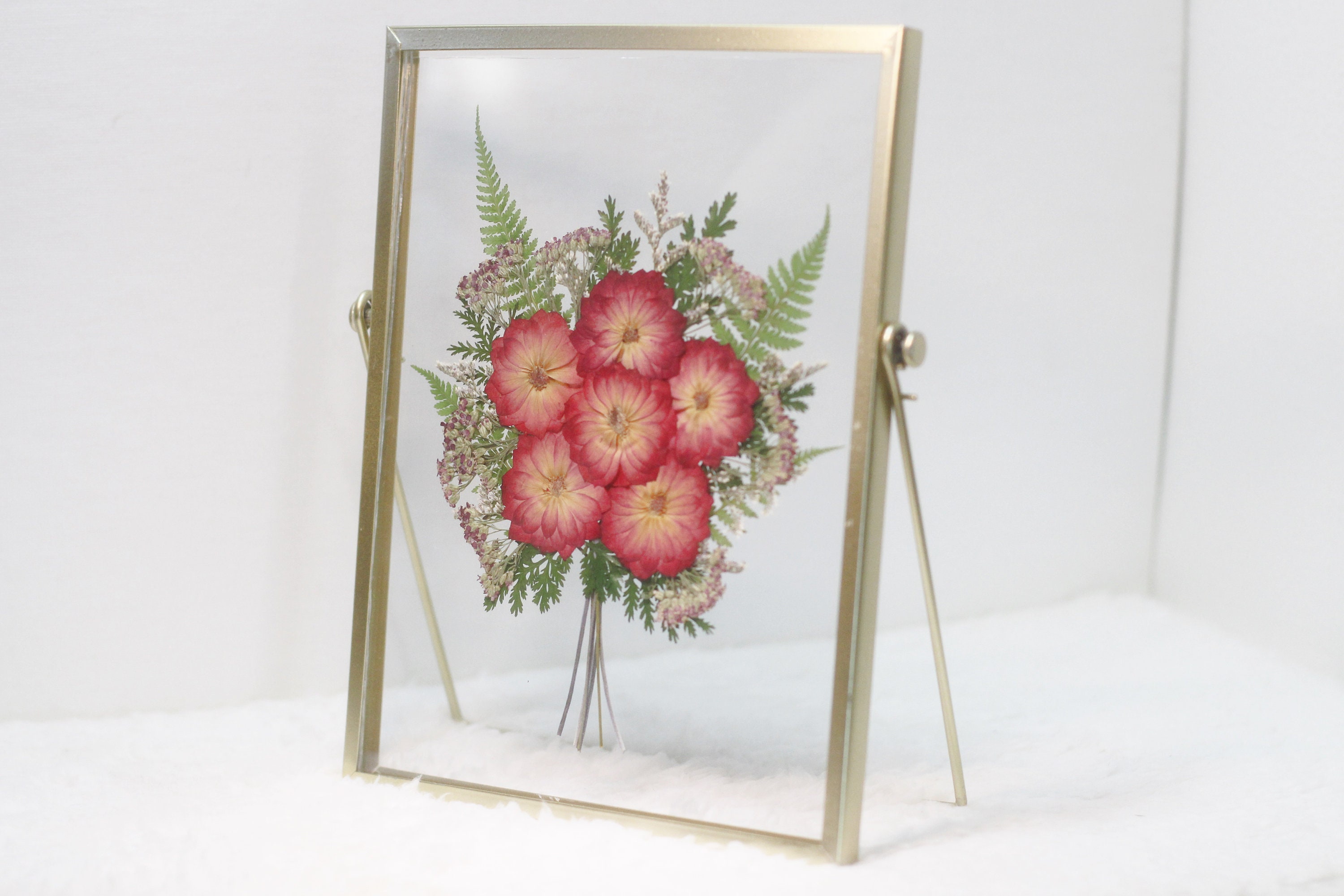 Pressed Flower Frame Pressed Flower Floating Frame Pressed Etsy