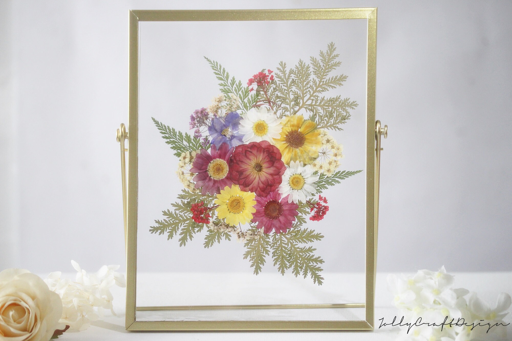 Pressed Flower Dried Flower Frame, Pressed Flower Frame, Pressed Dried  Flower Frame With Crystal Clear Acrylic Board 