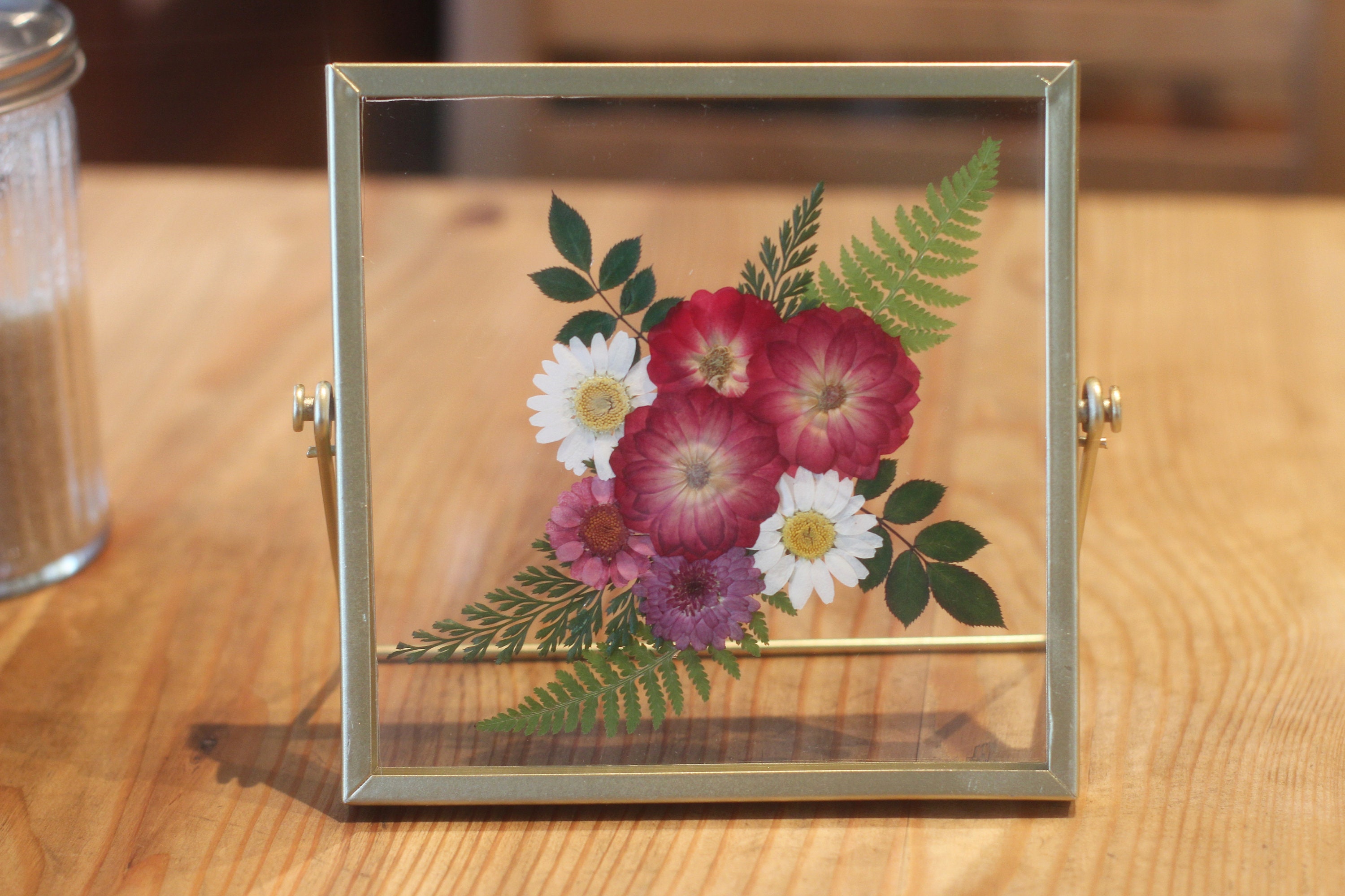 Pressed Flower Frame Botanical Art Frame Pressed Dried | Etsy
