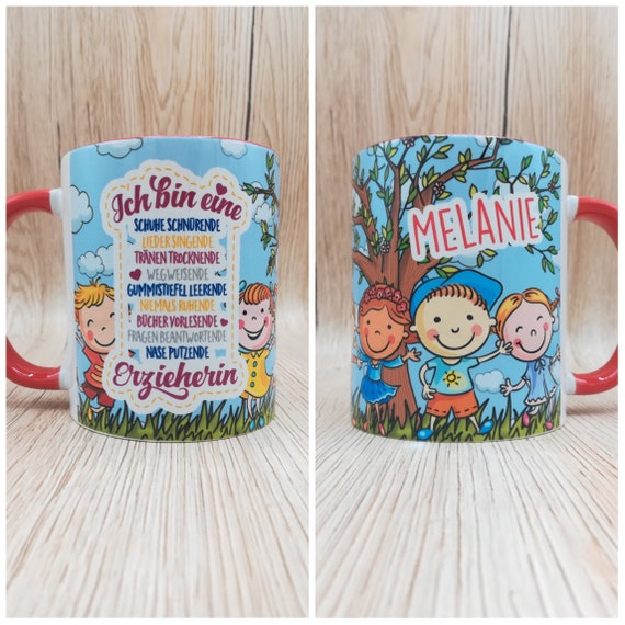 Erzieherin Tasse Kindergärtnerin Kindergarten Tasse - Etsy