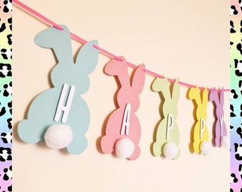Happy Easter Bunny Bunting