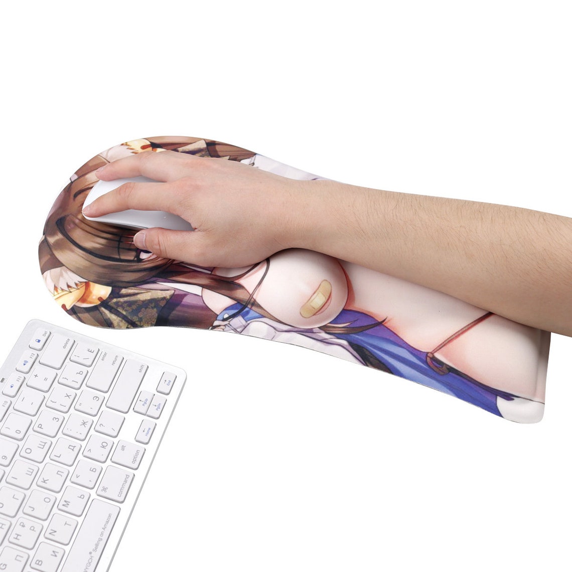Custom Made Anime 3D Oppai Boob Body Mouse Pad Wrist Rest - Etsy