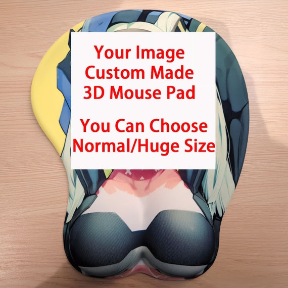 Custom made Anime 3D Mouse Pad With Wrist Rest Personalized Gaming Play Mat Gift Photo 3D Mousepad