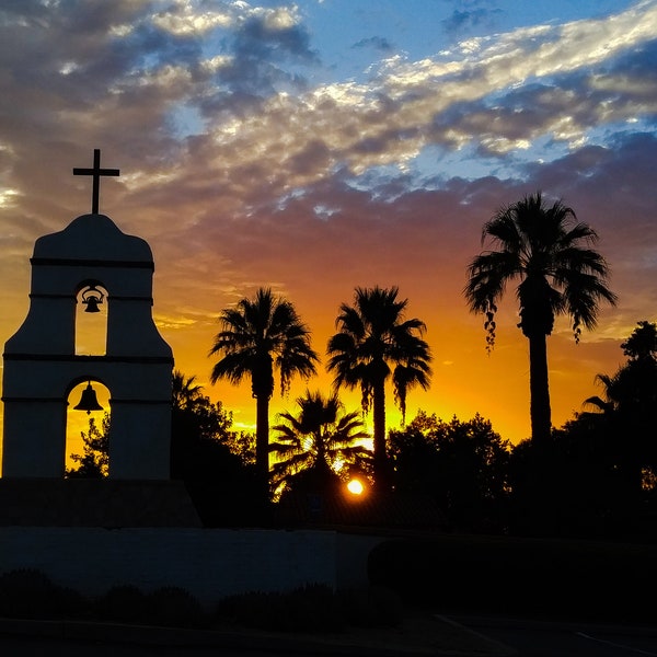 The Asistencia, San Gabriel Mission Outpost sunset