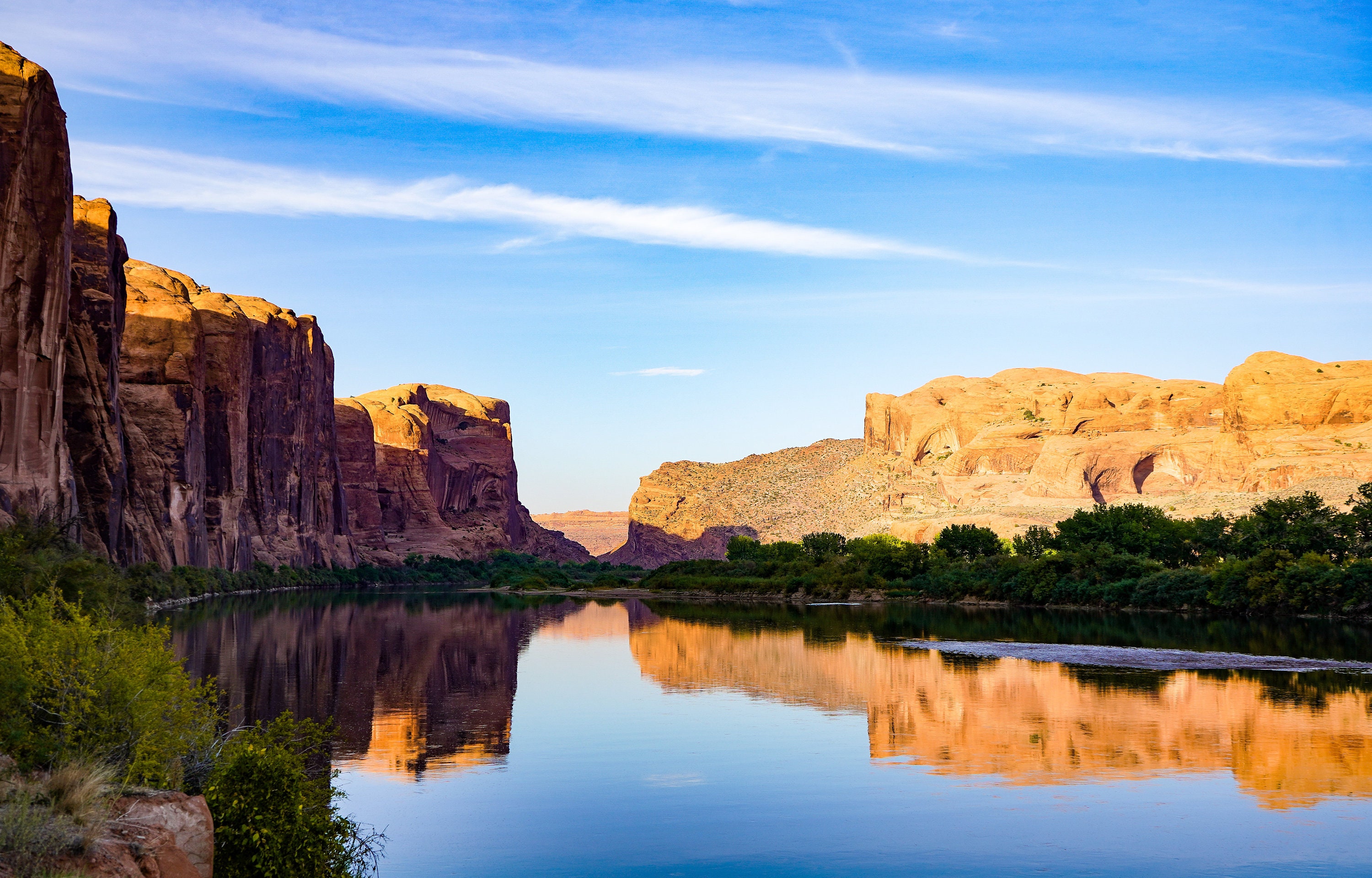 Reflejo del río Colorado Moab Utah Etsy España