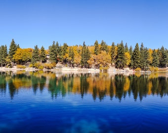 Green Valley Lake, fall time, fall colors, lake reflection, colorful forest autumn time, outdoor hiking, nature in season