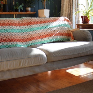 Vintage Handmade Afghan Blanket or Throw