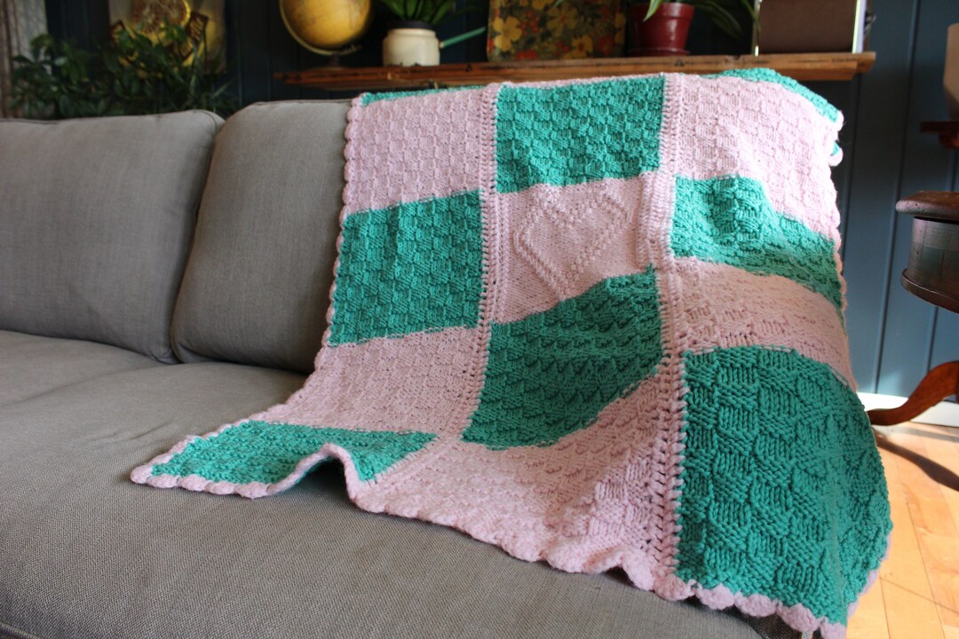Vintage Handmade Afghan Blanket or Throw Etsy