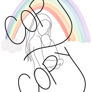 Rainbow Baby Print