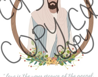 Christ in a Wreath