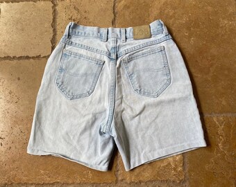 lee black denim shorts