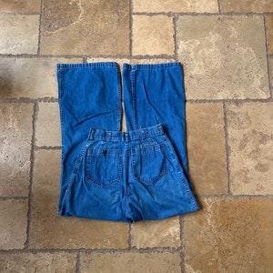 Vintage 70s 80s US Navy Dark Wash Wide Leg Jeans 27/28W - Etsy