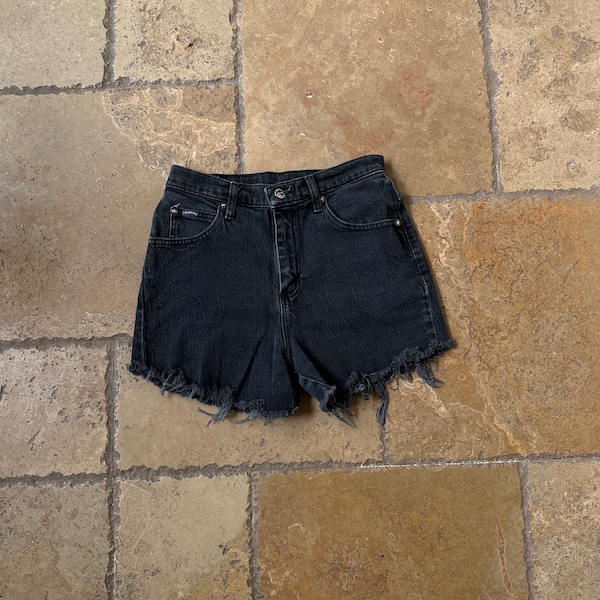 Vintage 90s Black Riders Jean Shorts 28/29W