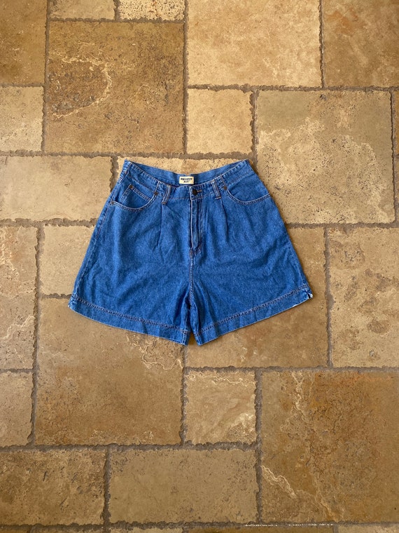 90s Y2K Medium Wash Denim Shorts by Northwest Blue