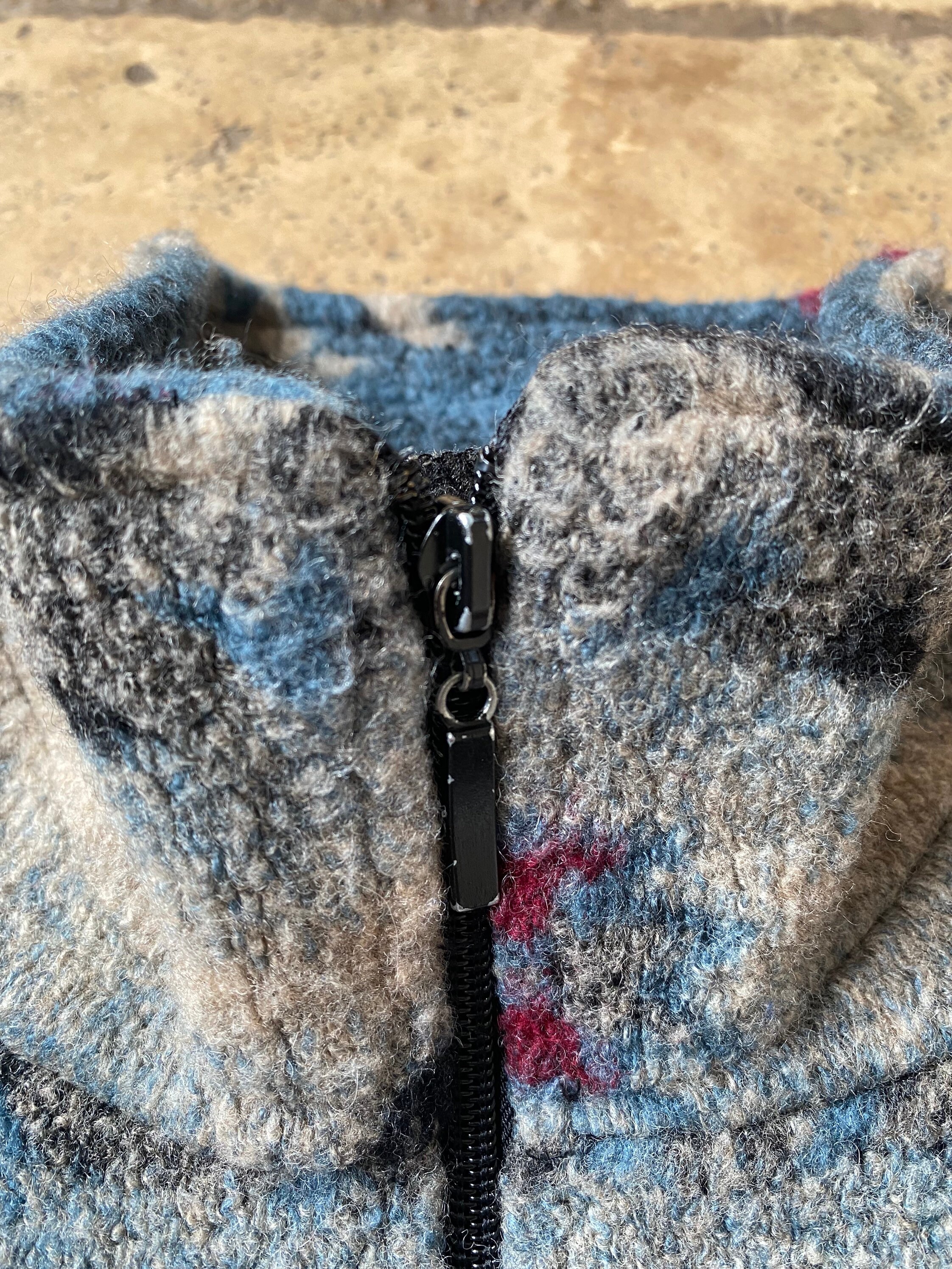 トップス (vintage)90s bear ridge reversible vest Vintage 90s Teddy Bear Vest,brocade Teddy Bear Vest,bear