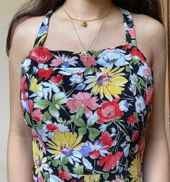 80s Midi Apron style Dress
