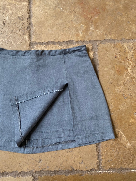 Y2K Gray Mini Micro Skirt 24/25W - image 3