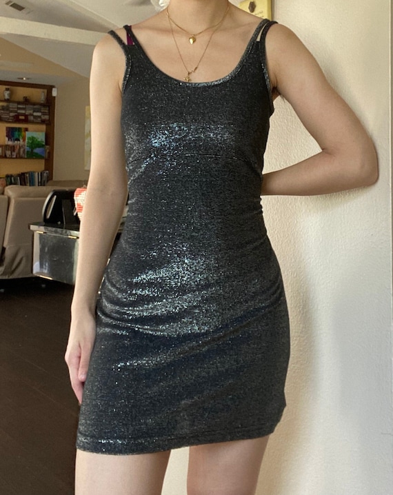 1990s Glitter Mini Dress by Street Code