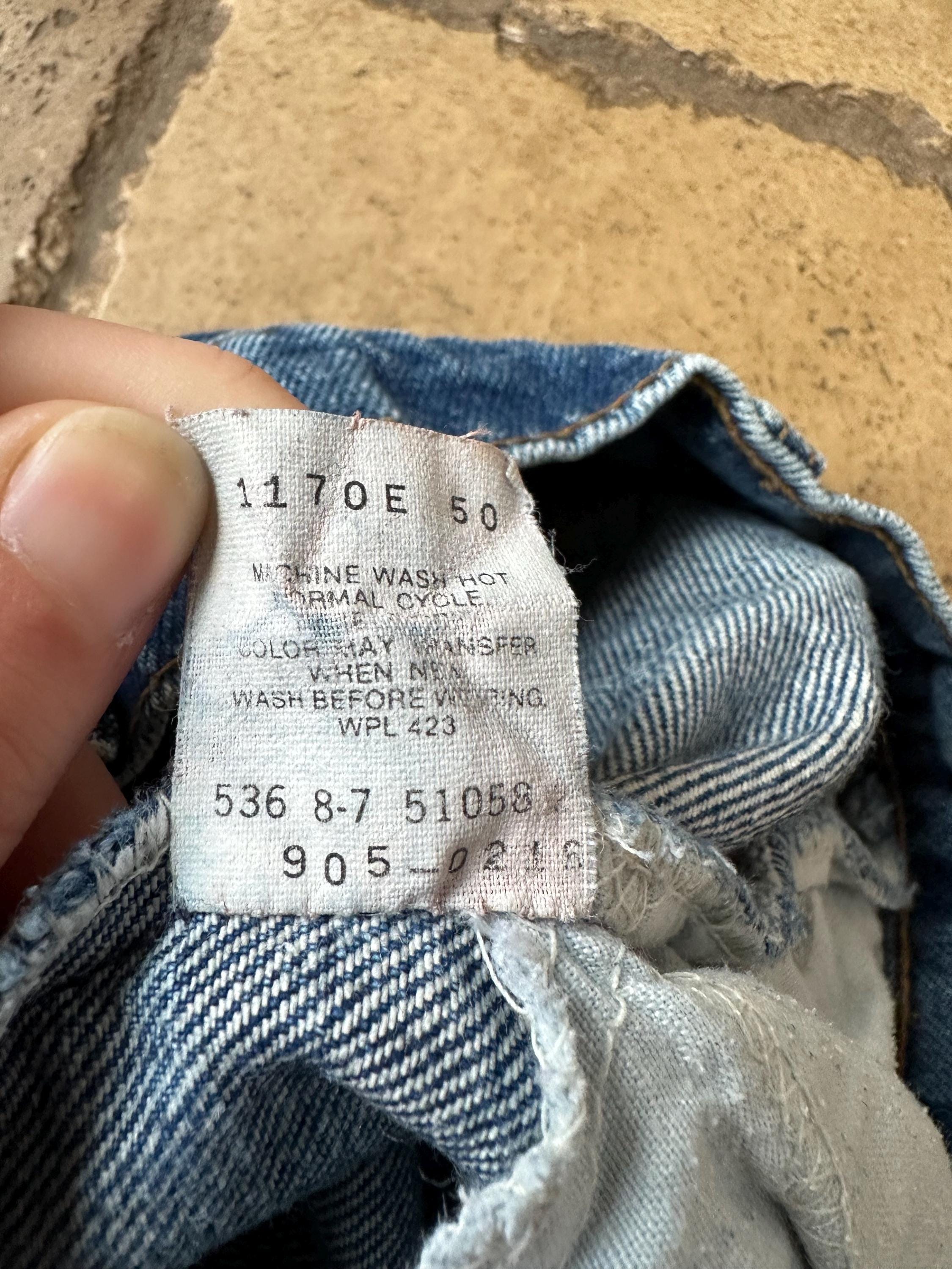 80s Vintage Dark Wash Orange Tab Levis 905 32/33W - Etsy