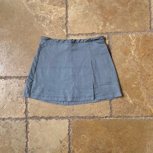 Y2K Gray Mini Micro Skirt 24/25W