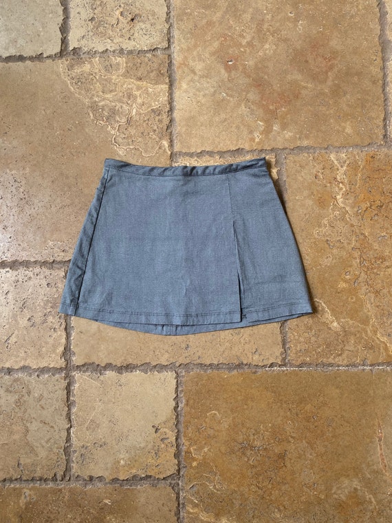 Y2K Gray Mini Micro Skirt 24/25W - image 1