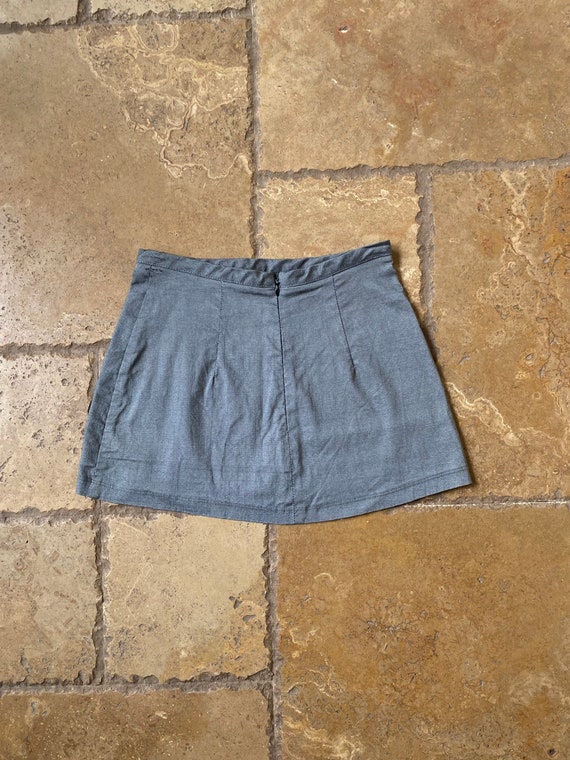 Y2K Gray Mini Micro Skirt 24/25W - image 2