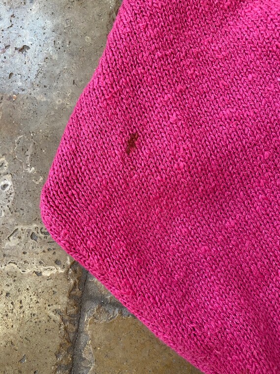 Vintage 1990s Magenta Pink Knit Sweater by The Fo… - image 7