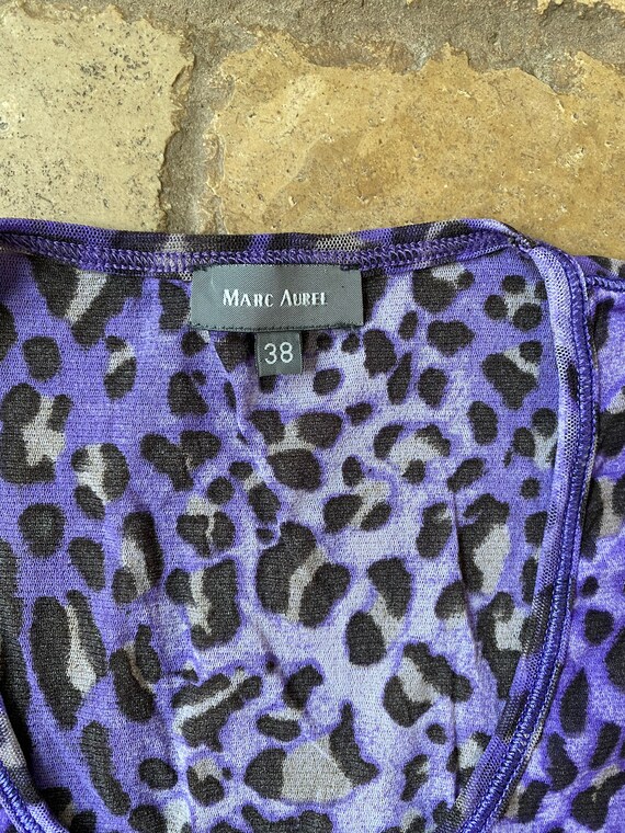 Marc aurel leopard print coat discount
