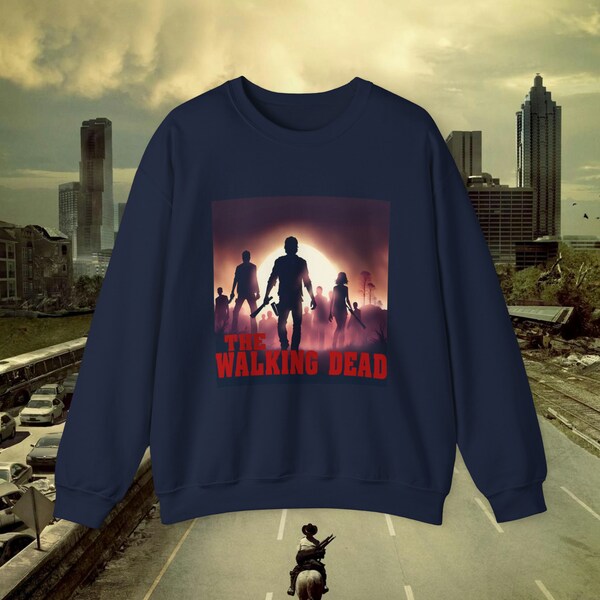 The Walking Dead | Unisex Heavy Blend™ Crewneck Sweatshirt | TWD | Daryl Dixon | Negan | Rick Grimes | Zombies | Carl | Lucille | Apocalypse