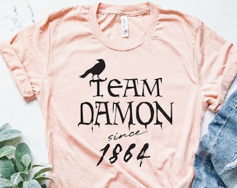 Team Damon 1864 Hello Brother | Team Salvatore Shirt | Team Damon Salvatore | Salvatore Since 1864 | Fan Gift Idea | Damon Salvatore