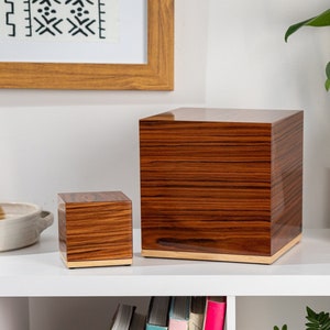 Cremation Urn, Modern Urn, Urn for Ashes, Wood Urn, Modern Urn, Urn, Urns, Urn for Ashes