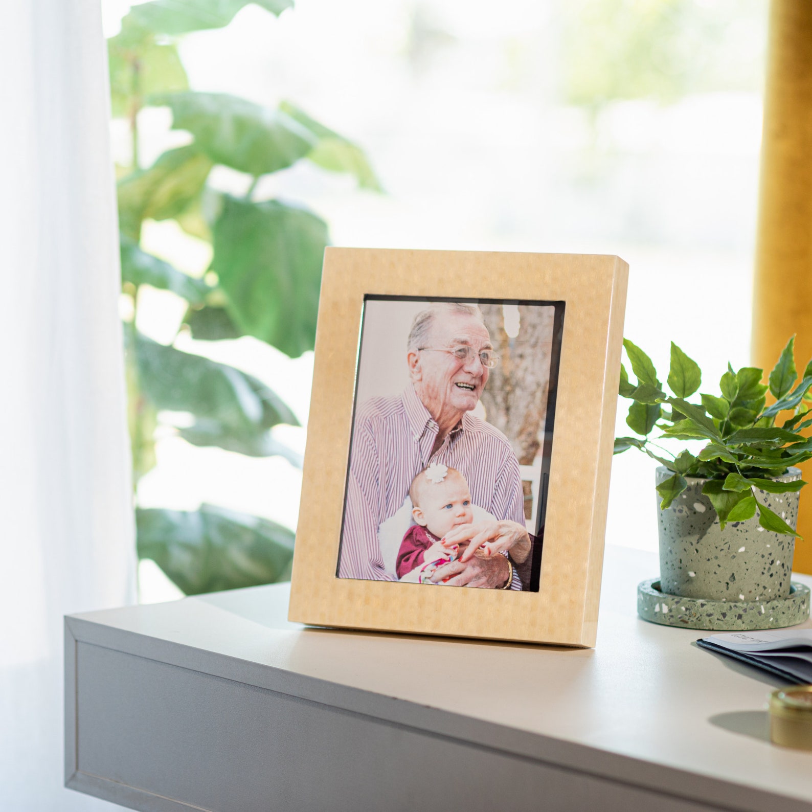 Modern Urn with Picture Picture Frame Urn Urn with Picture Etsy