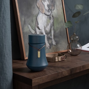 Modern Ceramic Cremation Urn: Pet/Loved One Ashes